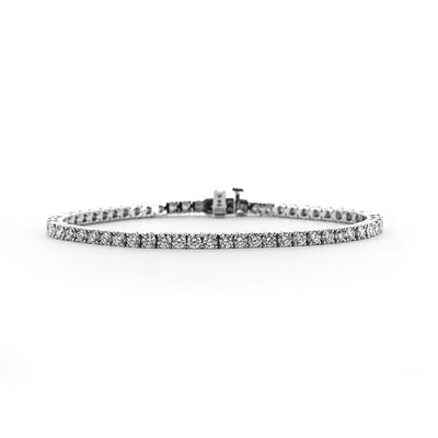 5ctw Diamond Tennis Bracelet- 14k White Gold