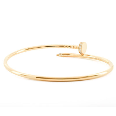 Cartier | Juste Un Clou Bracelet, Size 17 - 18K Yellow Gold