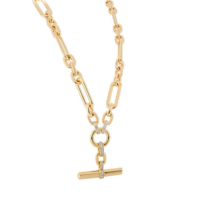 David Yurman | Lexington Chain Diamond Necklace, 18" - 18K Yellow Gold