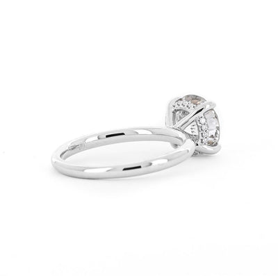 2.58ctw Round Diamond Engagement Ring - Signature Solitaire - 14K White Gold