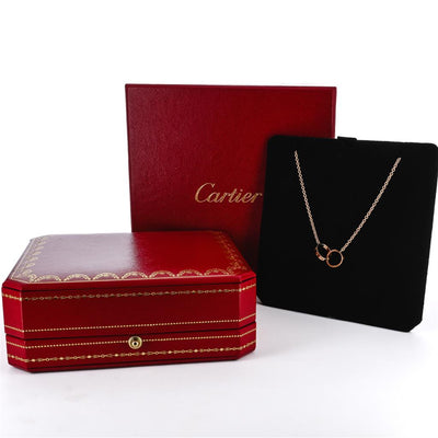 Cartier LOVE Necklace | 18K Rose Gold + Box & Papers
