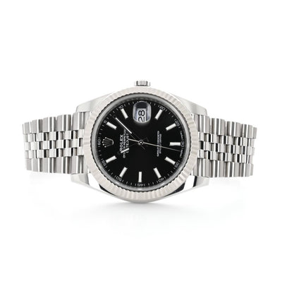 Rolex | 41mm Datejust, Black Dial, Jubilee - 126334