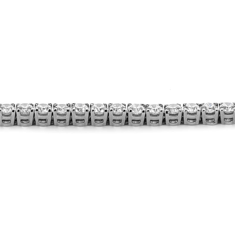 5.0ctw Round Lab Grown Diamond Tennis Bracelet, 7" - 14K White Gold