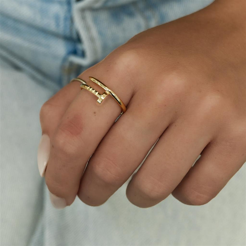Cartier | Juste Un Clou Ring, Size 51 - 18K Yellow Gold