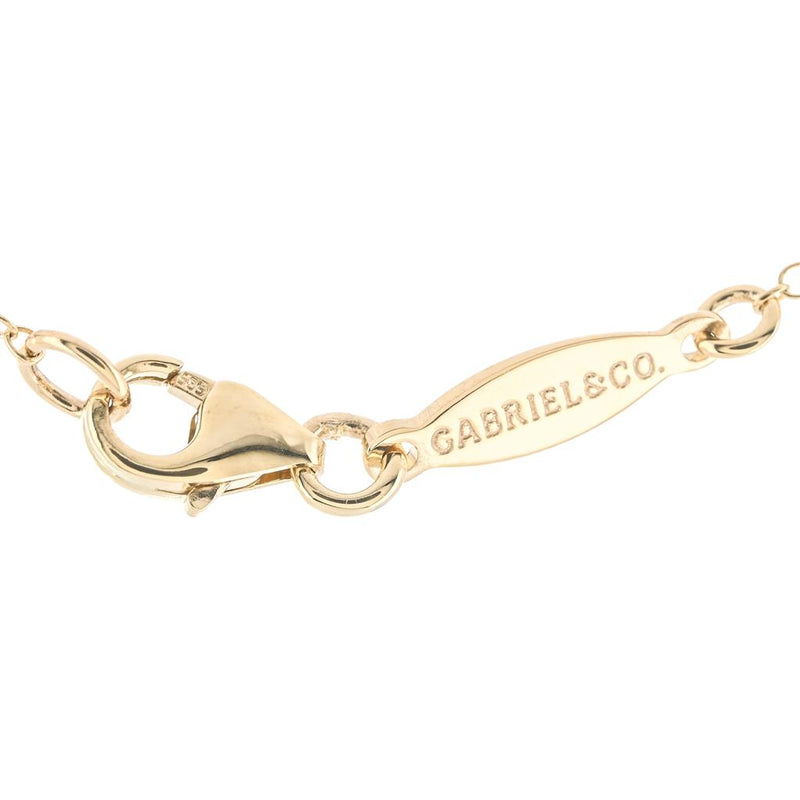"Love" Necklace, 17.5" - 14K Yellow Gold