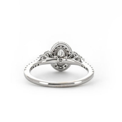 0.70ctw Diamond Engagement Ring + Halo Twist