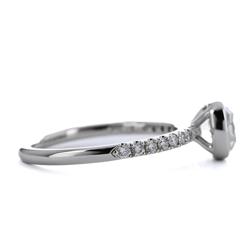 1.81ctw Cushion Diamond Engagement Ring - Platinum