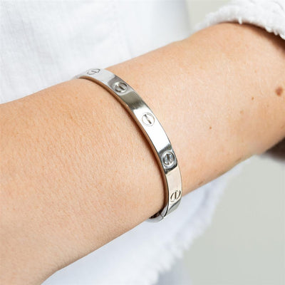 Cartier | Love Bangle, Size 16, 6.3" - 14K White Gold