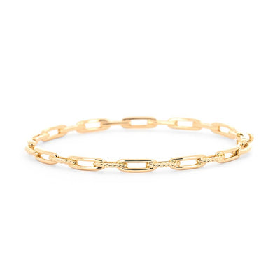 David Yurman | 0.41ctw Diamond Stax Chain Link Bracelet - 18K Yellow Gold