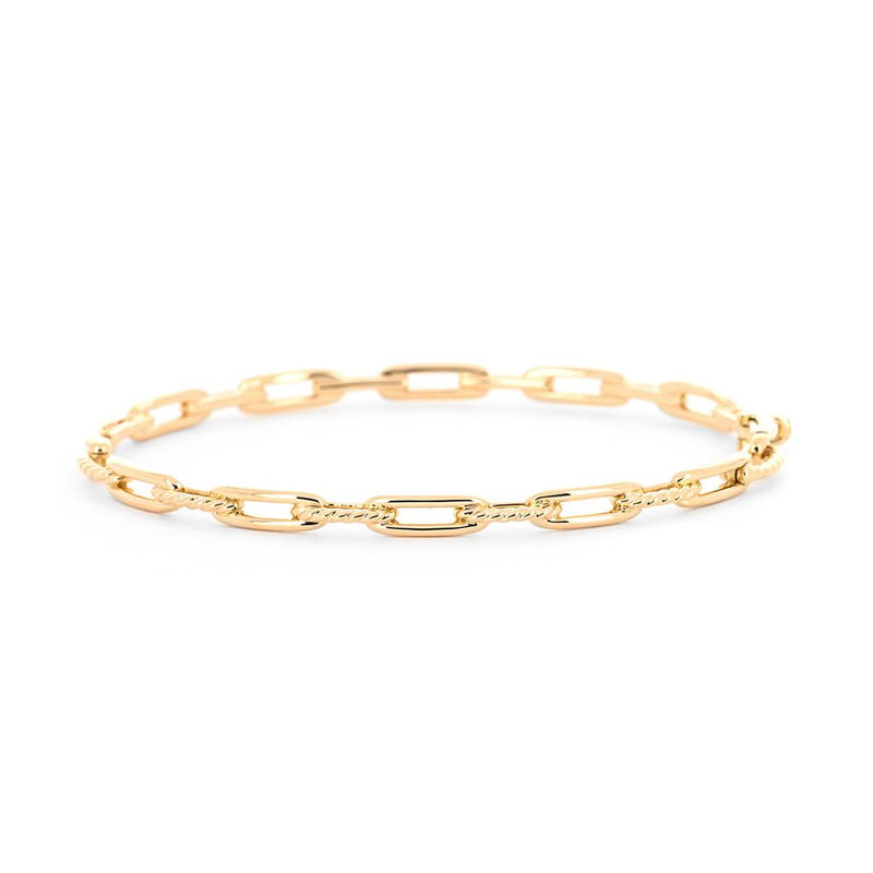 David Yurman | 0.41ctw Diamond Stax Chain Link Bracelet - 18K Yellow Gold