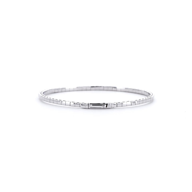 1.0ctw Flex Diamond Bangle  - White Gold