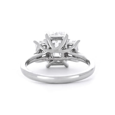 2.44ctw Tycoon Three-Stone Diamond Engagement Ring - 950 Platinum