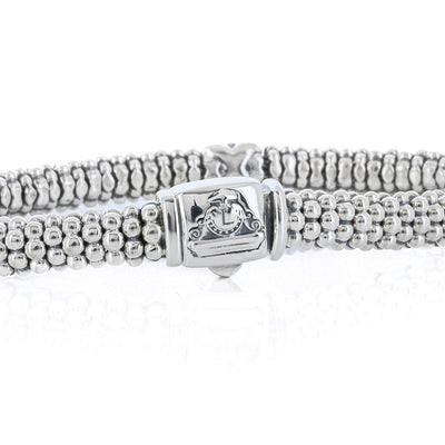 Lagos | Single Station X Diamond Bracelet, 6" - 925 Sterling Silver