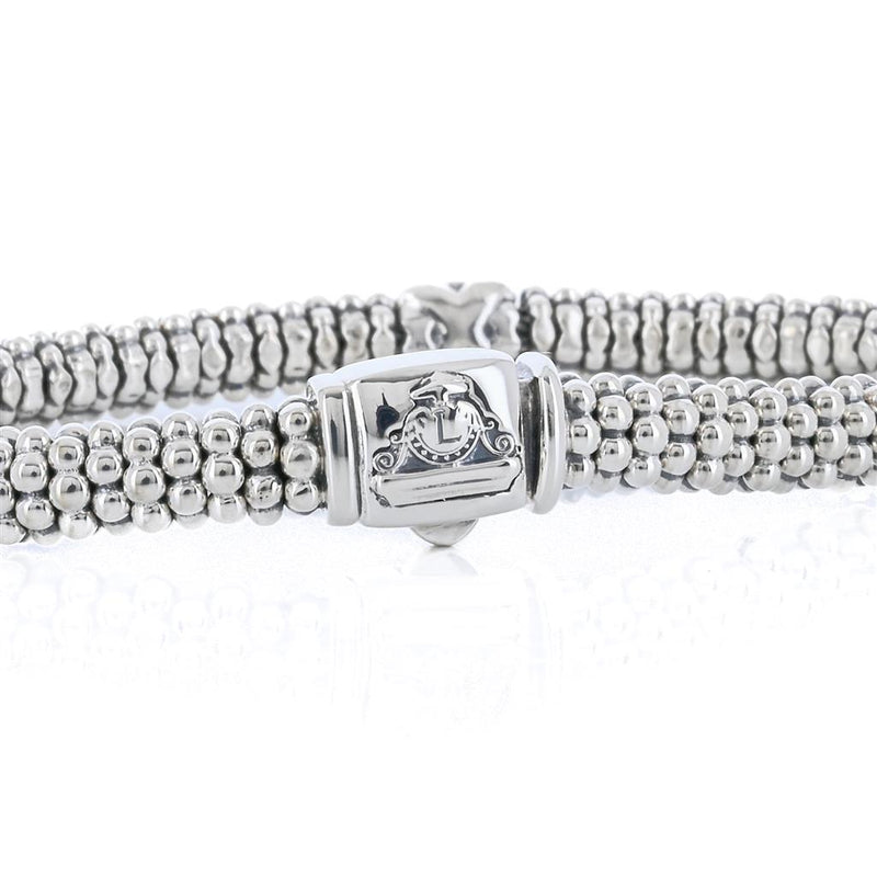 Lagos | Single Station X Diamond Bracelet, 6" - 925 Sterling Silver