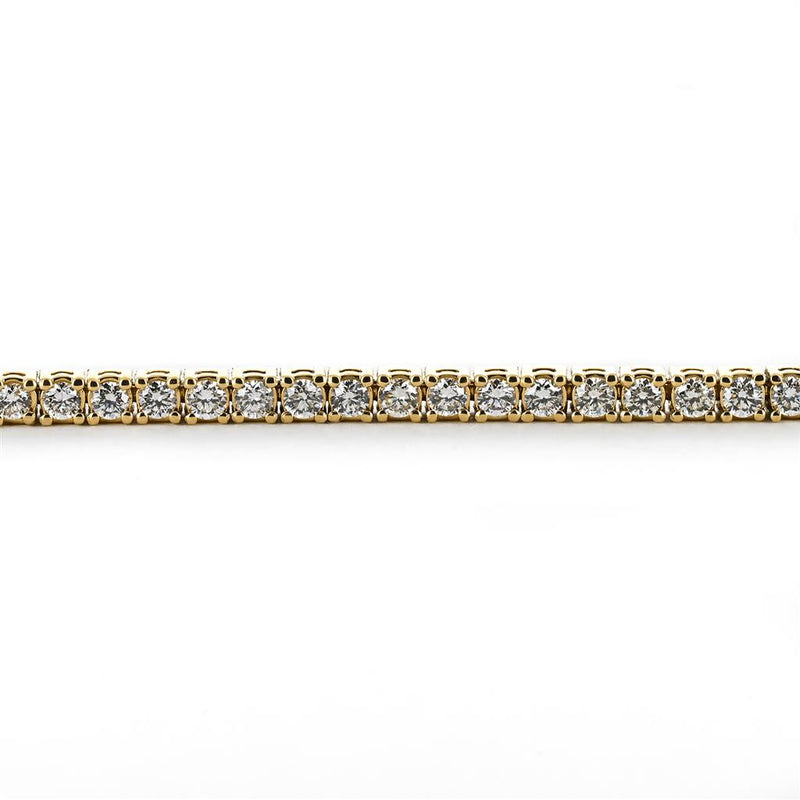 2.0ctw Round Diamond Tennis Bracelet - 14K Yellow Gold