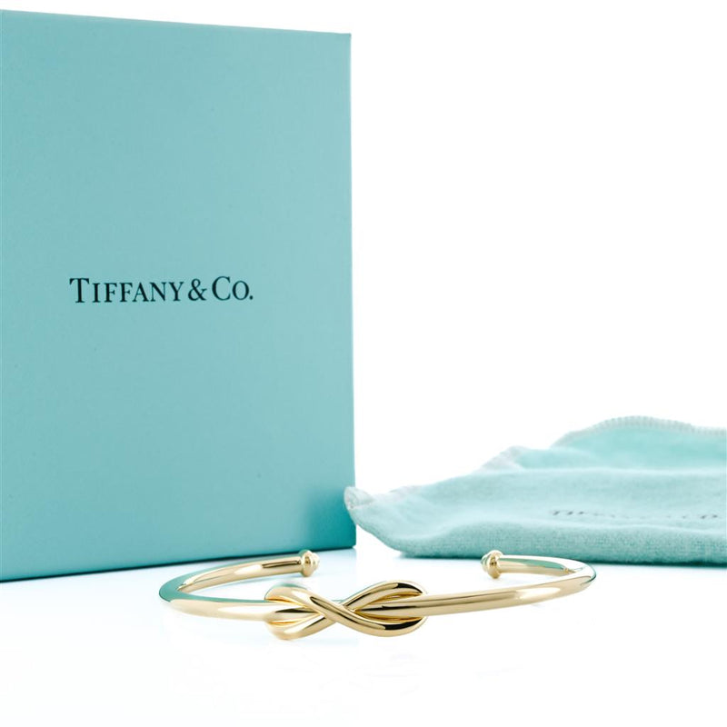 Tiffany & Co - Infinity Cuff Bracelet, 6.75" - 18K Yellow Gold