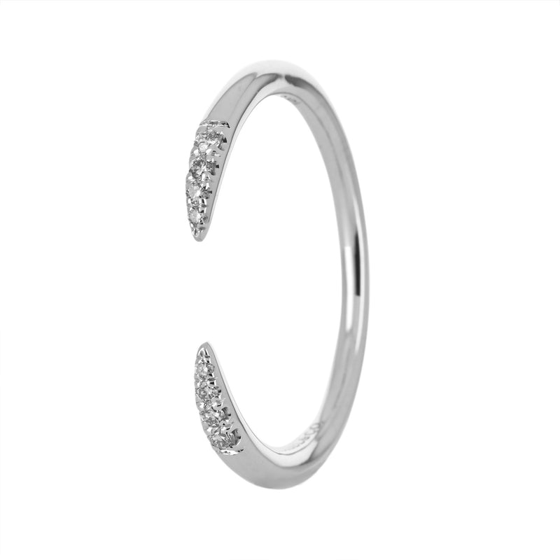 Micro Pavé Diamond Prong Band | 0.05ct | Rose Gold
